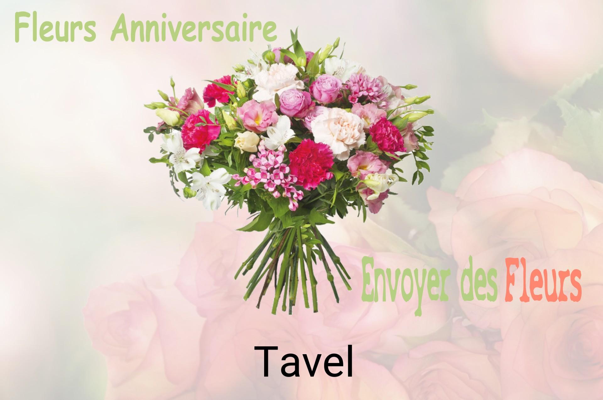 Bouquet de fleurs d’anniversaire livré à Tavel