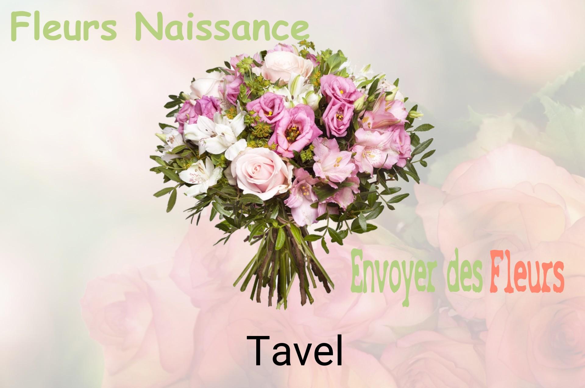Bouquet de fleurs de naissance livré à Tavel